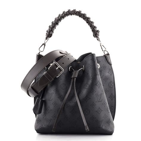 louis vuitton muria bucket bag mahina leather neutral|louis vuitton mahina xl.